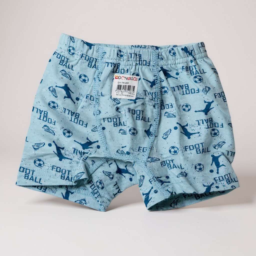 Little Champion: Football Print Boxer Briefs