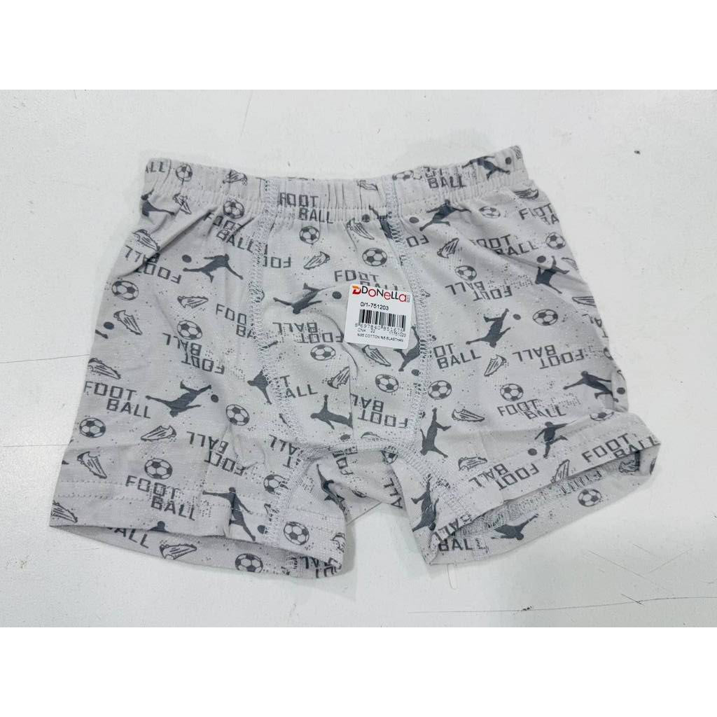 Little Champion: Football Print Boxer Briefs