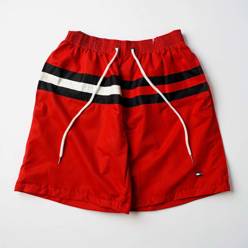 Sporty Stripe Summer Swim Shorts