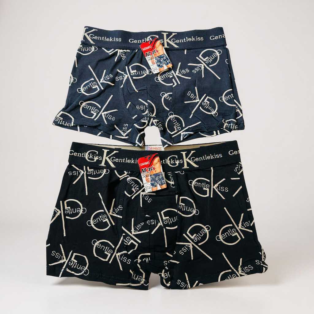 Modern Style: All-Over Logo Print Boxer Brief