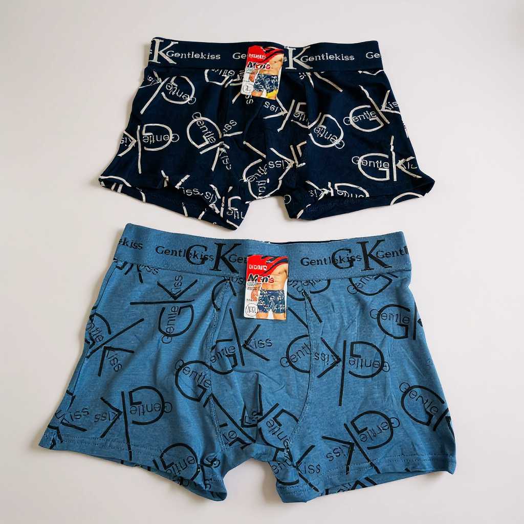 Modern Style: All-Over Logo Print Boxer Brief