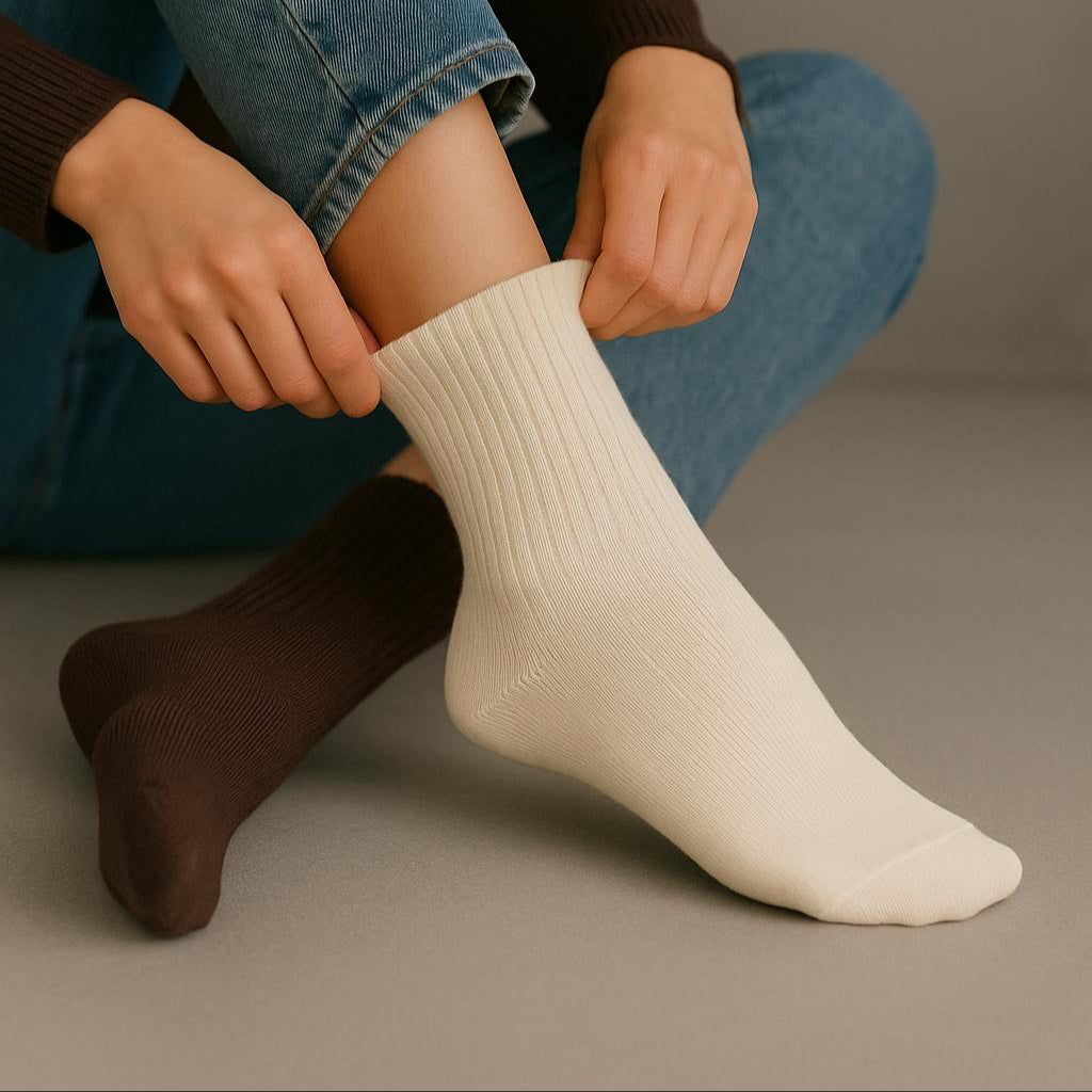 სადა წინდა  ყოველდღიური სტილისთვის 10ც-იანი პაკეტი