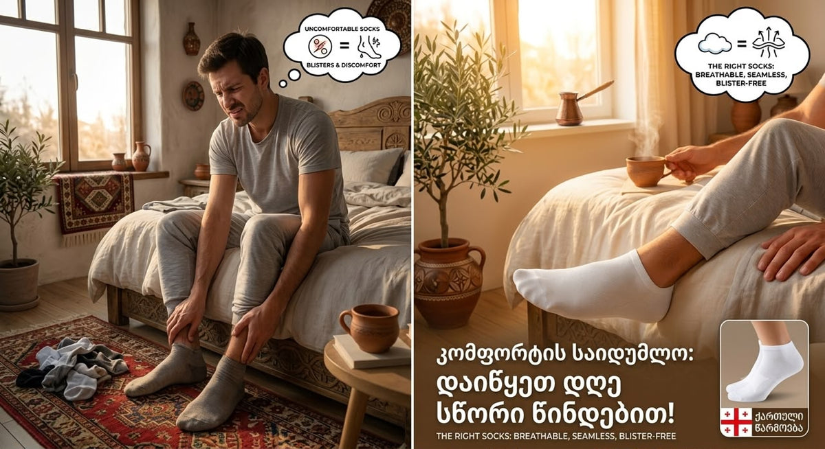 Mug Star Bamboo Plus — ბამბუკის მოკლე წინდები
