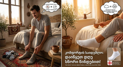 Mug Star Bamboo Plus — ბამბუკის მოკლე წინდები