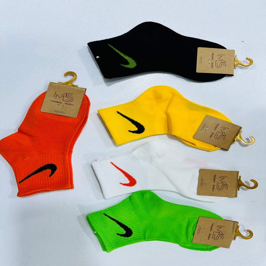 Sporty Swoosh Kids' Ankle Socks