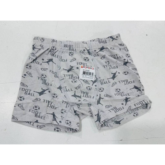 Little Champion: Football Print Boxer Briefs