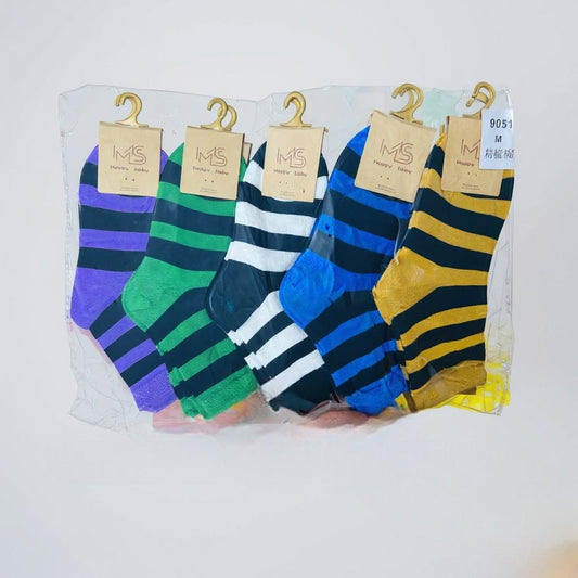Bold Stripe Kids' Socks (5-Pack)