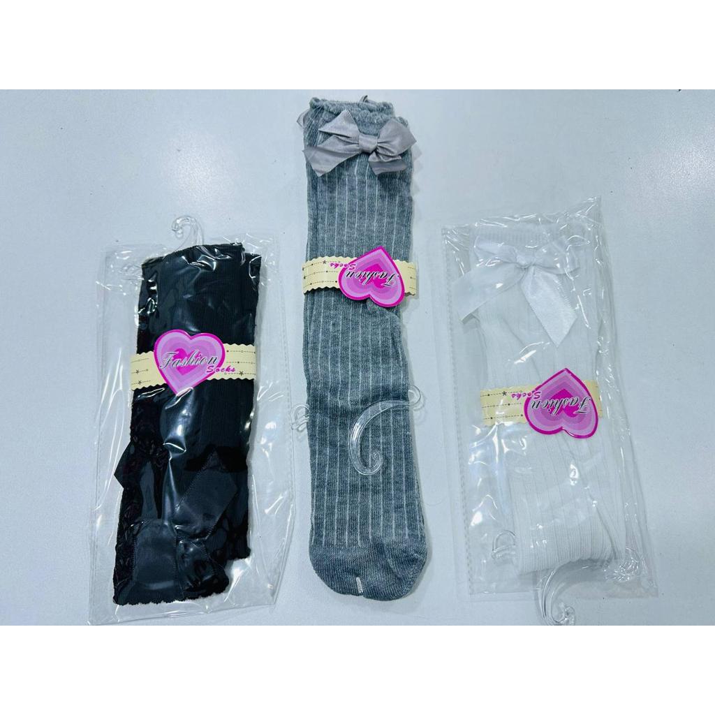 School Bow Knee-High Socks
