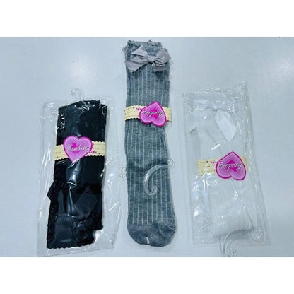 School Bow Knee-High Socks
