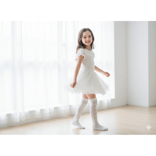 Sweet Bow Knee-High Socks